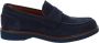 Nerogiardini Leren Heren Loafers Slip-On Stijl Blue Heren - Thumbnail 8