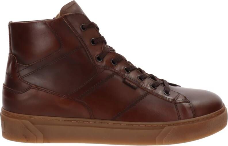 Nerogiardini Leren Heren Sneakers Brown Heren