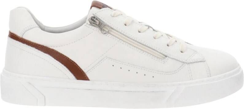 Nerogiardini Leren Heren Sneakers Comfort Stijl White Heren