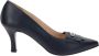 Nerogiardini Leren Hoge Hakken Schoenen Elegant Comfort Blue Dames - Thumbnail 1