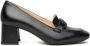 Nerogiardini Leren loafers met ketting accessoire Black Dames - Thumbnail 1