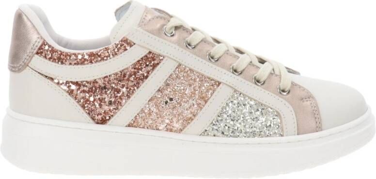 Nerogiardini Leren Meisjes Sneakers Comfort Stijl Multicolor Dames