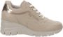 Nerogiardini Leren Sneakers voor Vrouwen Beige Dames - Thumbnail 1