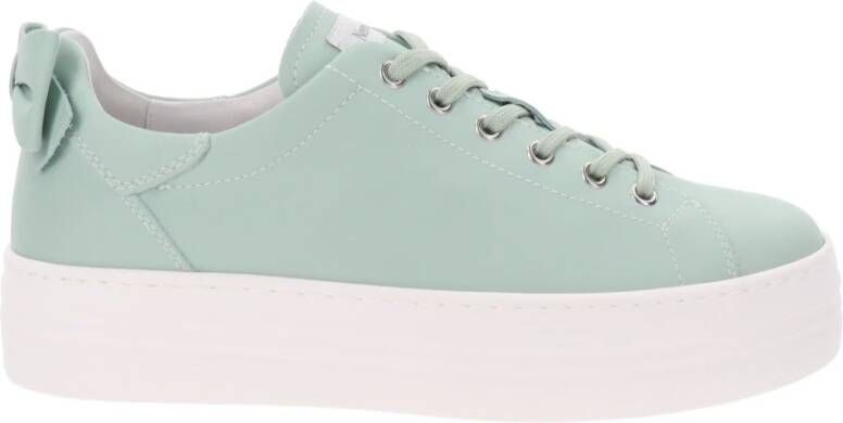 Nerogiardini Leren Sneakers voor Vrouwen Green Dames