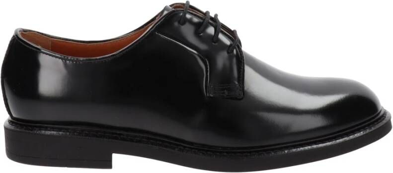 Nerogiardini Leren Veterschoenen Black Heren