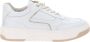 Nerogiardini Leren Vetersneakers voor Dames White Dames - Thumbnail 8