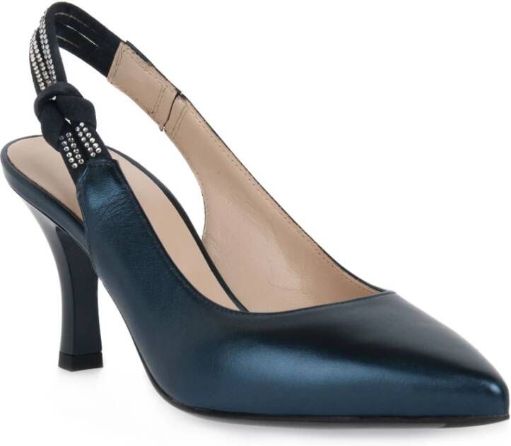 Nerogiardini Peep Heel shoes Blauw Dames