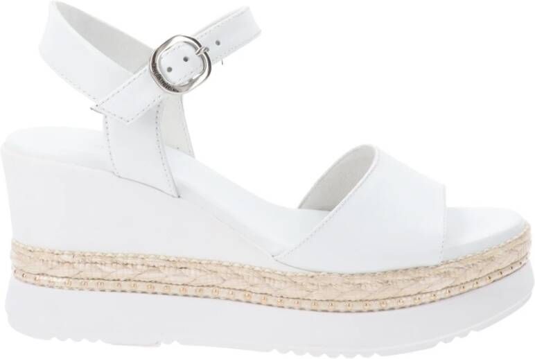 Nerogiardini Premium hoge hak sandalen White Dames