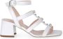 Nerogiardini Casual Wit Leren Dames Sandalen White Dames - Thumbnail 5