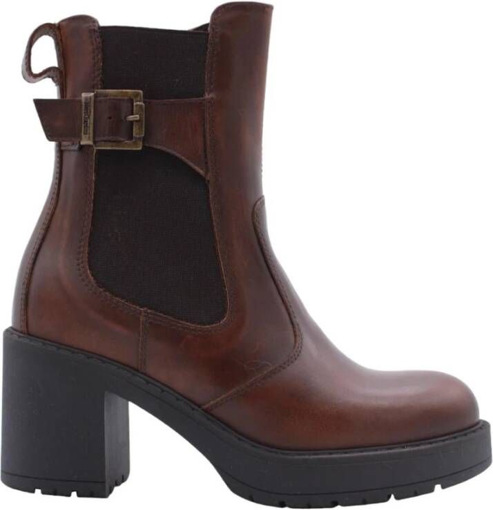 Nerogiardini Stijlvolle Boot Scar Zazu Brown Dames