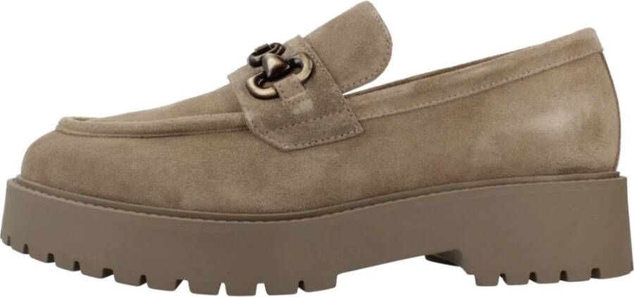 Nerogiardini Stijlvolle Loafers voor Mannen Brown Dames