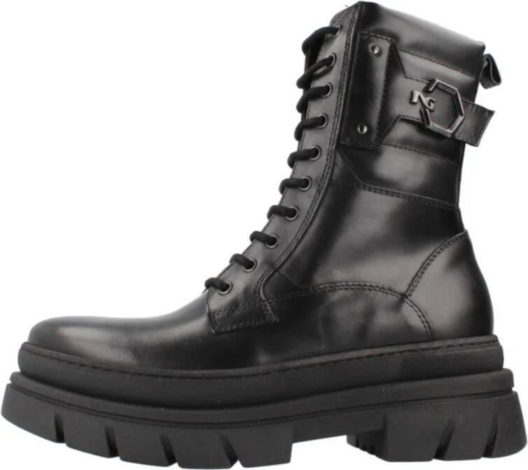 Nerogiardini Stijlvolle Veterschoenen Black Dames