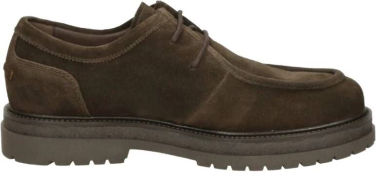 Nerogiardini Stijlvolle Veterschoenen Brown Heren