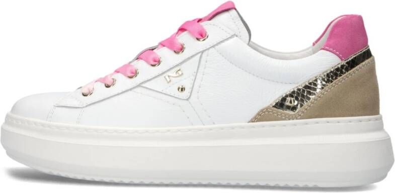 Nerogiardini Stijlvolle witte sneakers voor dames White Dames