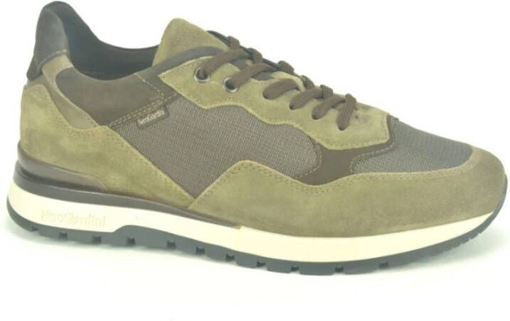 Nerogiardini Taupe Grijs Runner Tapijt Modern Stijl Green Heren