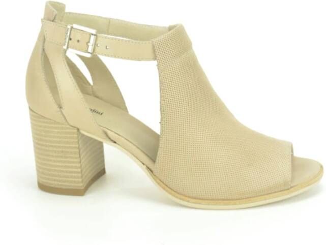 Nerogiardini Taupe High Heel Sandalen Trendy Stijl Beige Dames