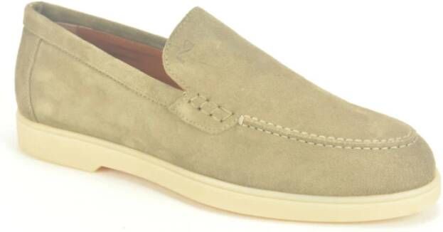 Nerogiardini Taupe Suède Moccasin DZ Beige Heren