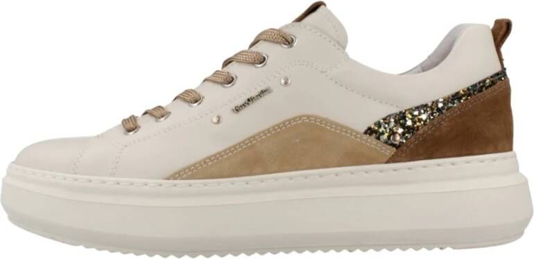 Nerogiardini Vetersneakers Beige Dames