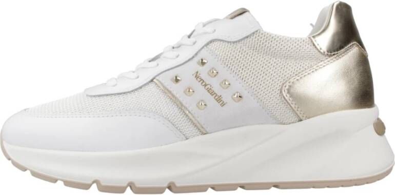 Nerogiardini Vetersportieve sneakers White Dames