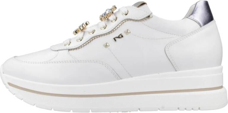 Nerogiardini Vetersportieve sneakers White Dames