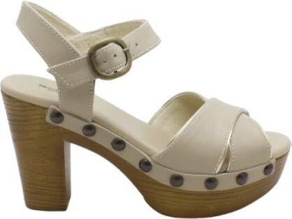 Nerogiardini Wedges Beige Dames