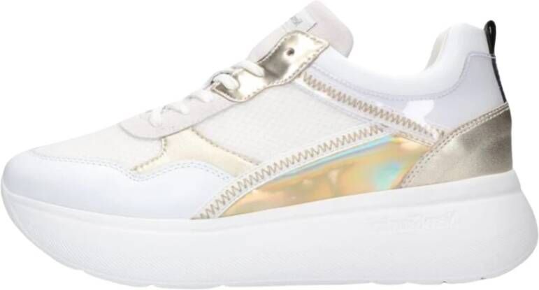 Nerogiardini Witte Lage Sneakers Trendy Stijl White Dames