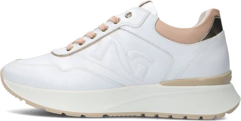 Nero Giardini 512884 Sneakers Leren Sneaker Dames Wit