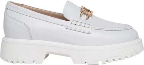 Nerogiardini Witte Leren Sandalen Klassieke Stijl White Dames