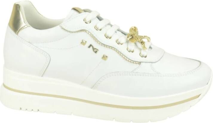 Nerogiardini Witte Runner Tuin Stijl Schoenen White Dames