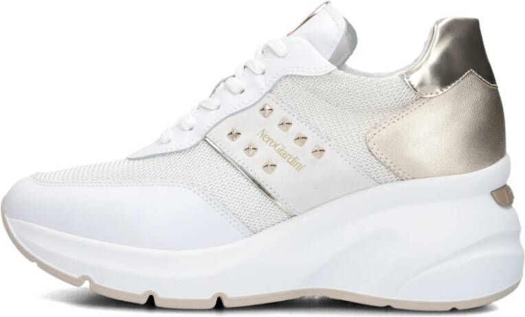 Nerogiardini Witte Stijlvolle Sneakers Model 512962 White Dames