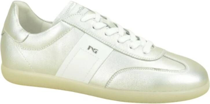 Nerogiardini Zilver Sneaker Fijn Grijs Gray Dames