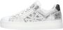 Nero Giardini 409930 Lage sneakers Leren Sneaker Dames Zilver - Thumbnail 2