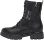 Nerogiardini Zwarte Biker Boots met Stijlvolle Vetersluiting Black Dames - Thumbnail 3