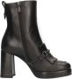 Nerogiardini Leren Dames Enkellaarsjes Stijlvol Comfort Black Dames - Thumbnail 8