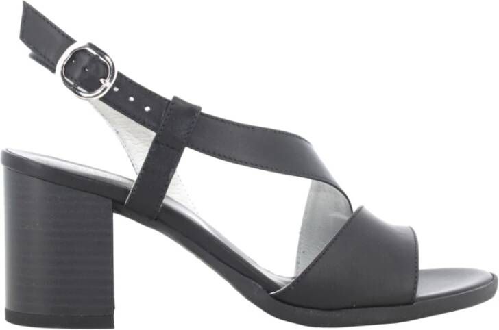 Nerogiardini Zwarte hoge hak sandalen Black Dames