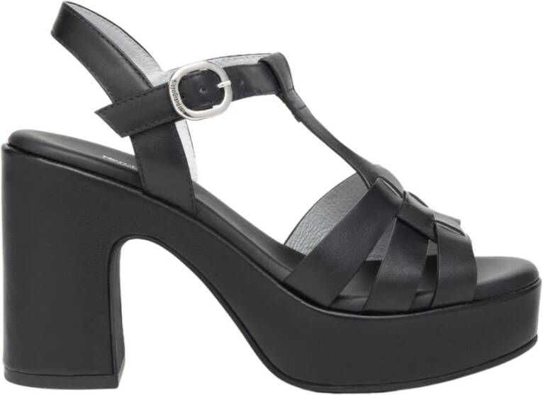 Nerogiardini Zwarte Sandalen voor Vrouwen Black Dames