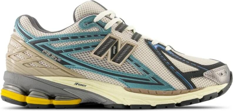 New Balance 1906 Mesh Ivory Sneakers Blauw Zilver Multicolor