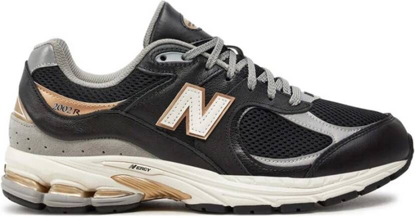 New Balance 2002R | black sea salt Zwart Mesh Lage sneakers