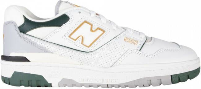 New Balance 550 Logo Embossed Sneakers Wit Heren