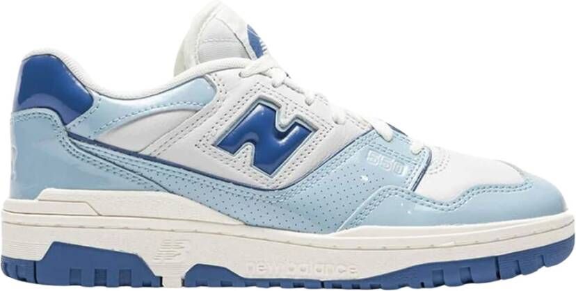 New Balance 550 Patent Leren Sneakers Blue Heren