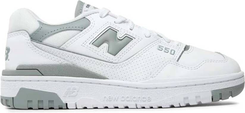 New Balance Witte Leren Sneakers Dames Bbw550Bg White Dames