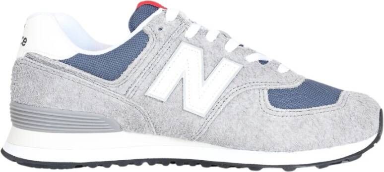 New Balance 574 Heren Grijs Wit Blauw Sneakers Gray Heren