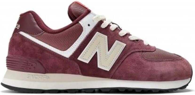 New Balance Unisex Leren en Nylon Sneakers Brown