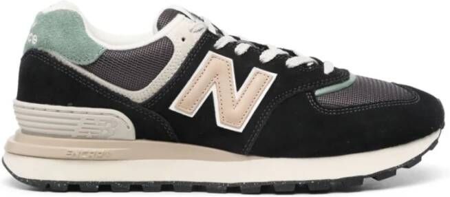 New Balance 574 Suede Sneakers Black Heren