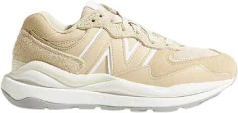 New Balance 57 40 Sneakers Klassieke Stijl Beige Dames