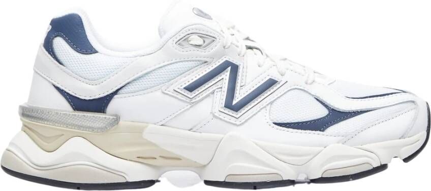 New Balance Sneakers van mesh en suède met iconisch N-monogram White