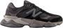 New Balance Zwarte Sneakers A del Teen Logo Rubberen Zool Black - Thumbnail 25