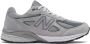 New Balance 990v4 Core Grey Silver Sneakers Gray Heren - Thumbnail 1