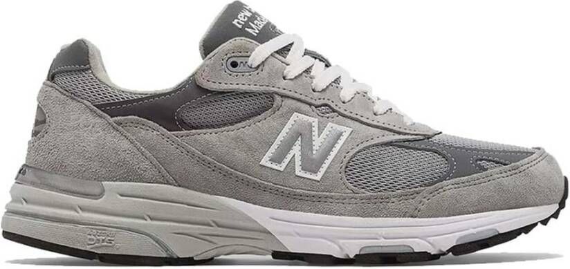 New Balance Grijze Sportieve Rubberen Zool Heren Sneakers Gray Heren