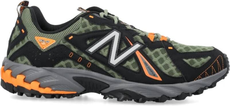 New Balance Army Orange Sneakers Trendy Stijl Multicolor Heren